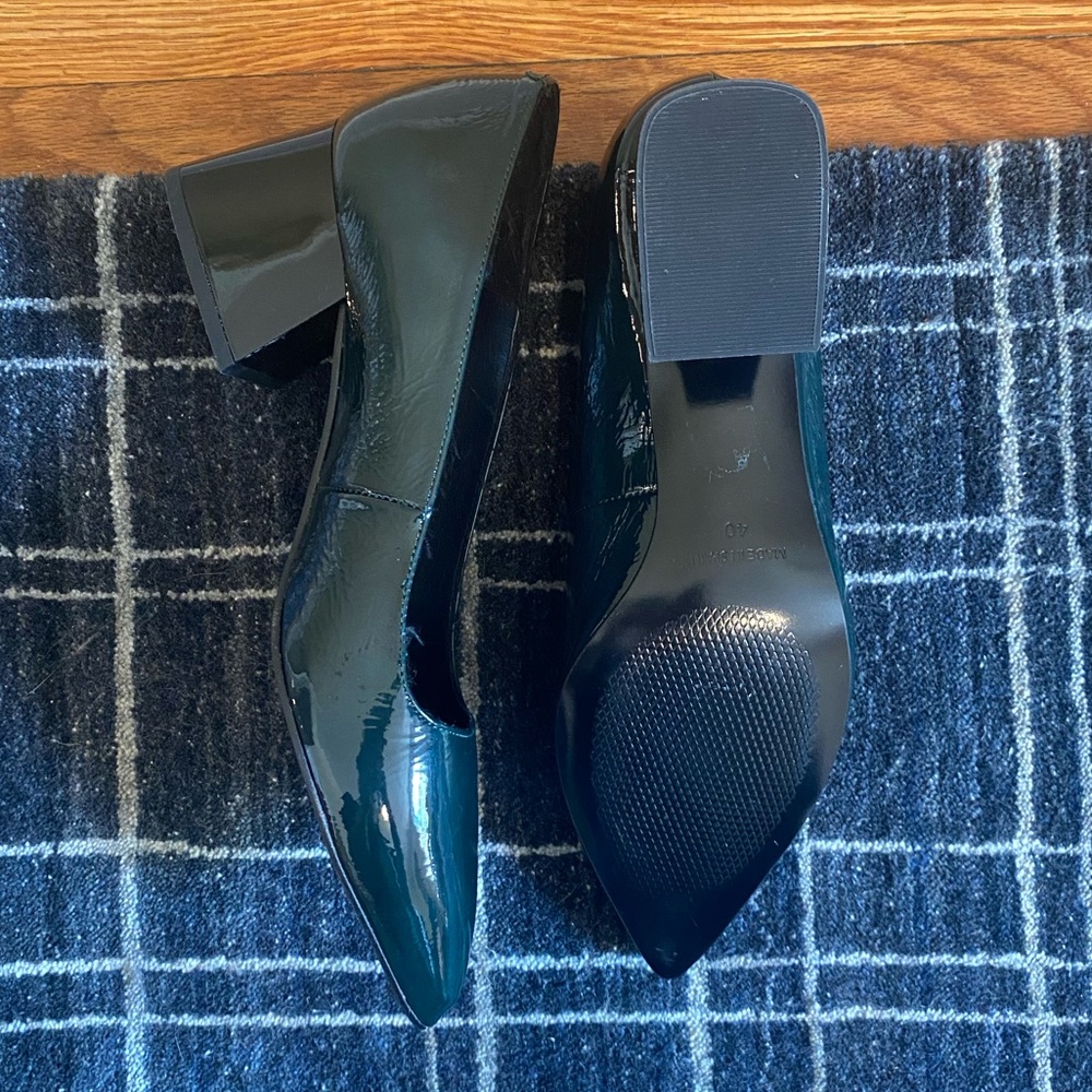 L’Intervalle Patent Block Heel Pumps - Picture 4 of 6